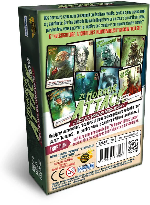 ZE HORROR ATTACK ENCORE: REVEIL DE LA FORCE DES GRANDS ANCIE