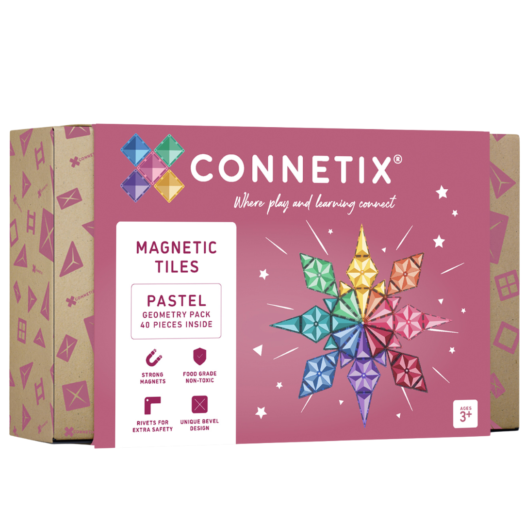 Connetix - geometry - pastel - 40st