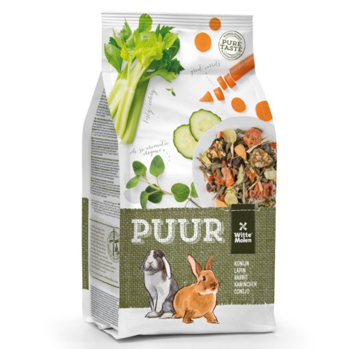 Comida de coelho anão Witte Molen Puur