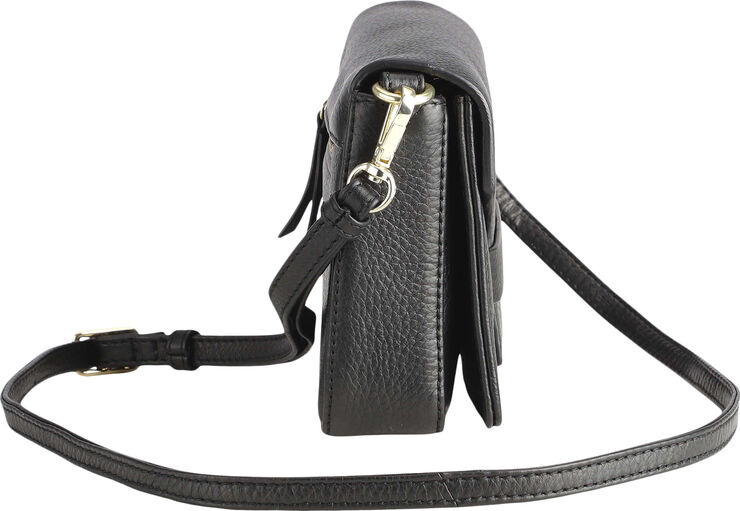 Markberg VanyaMBG Crossbody Bag, Grain Black w/gold