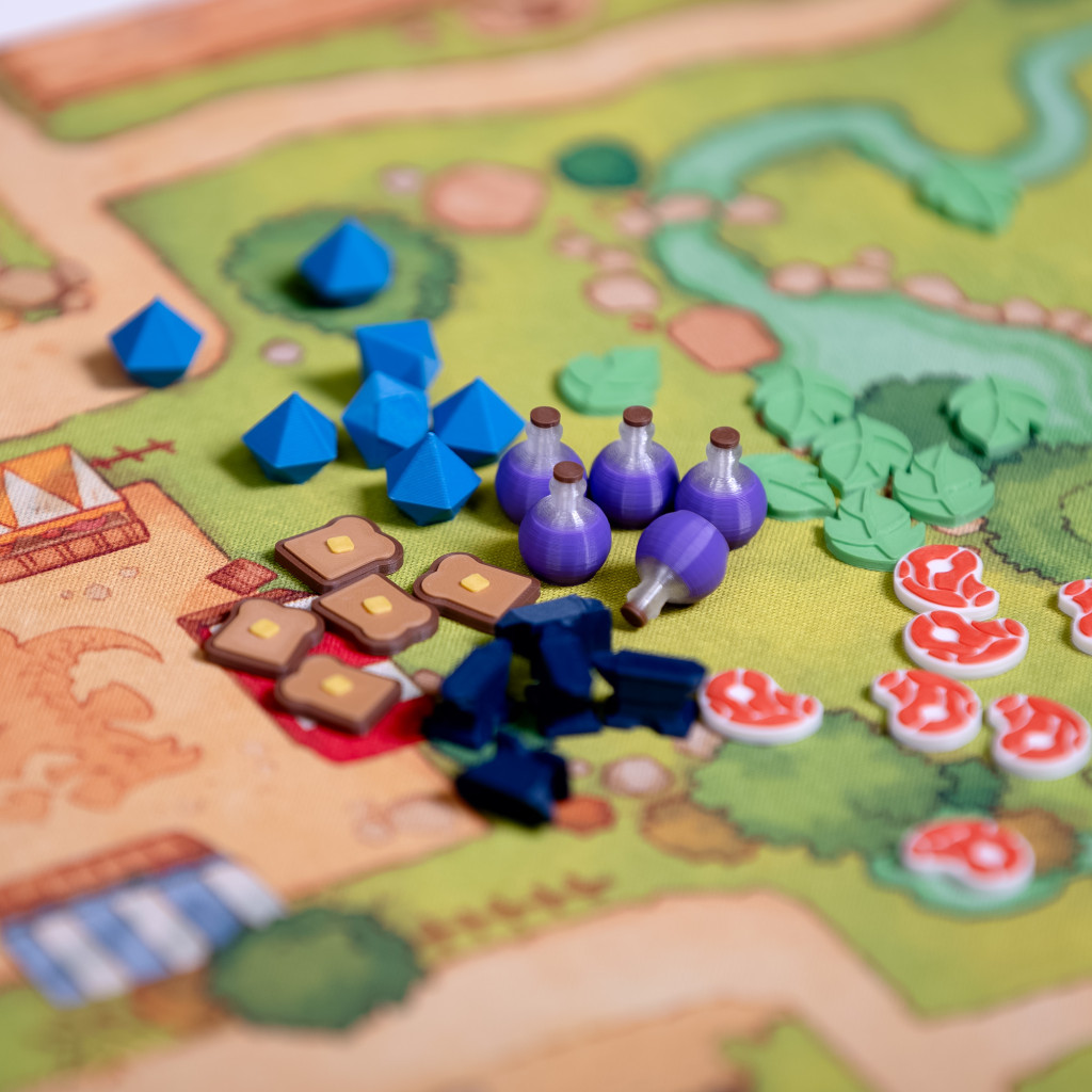 Ensemble de jetons compatible avec Flamecraft
