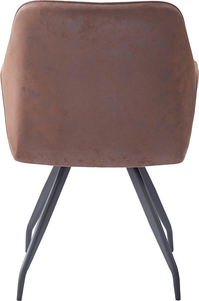 Kayoom Polsterstuhl »Stuhl Amber 225, Eleganter Stuhl mit Steppung« () 1 Stk.Eleganter Stuhl mit Steppung, moderne Eisen-Füsse