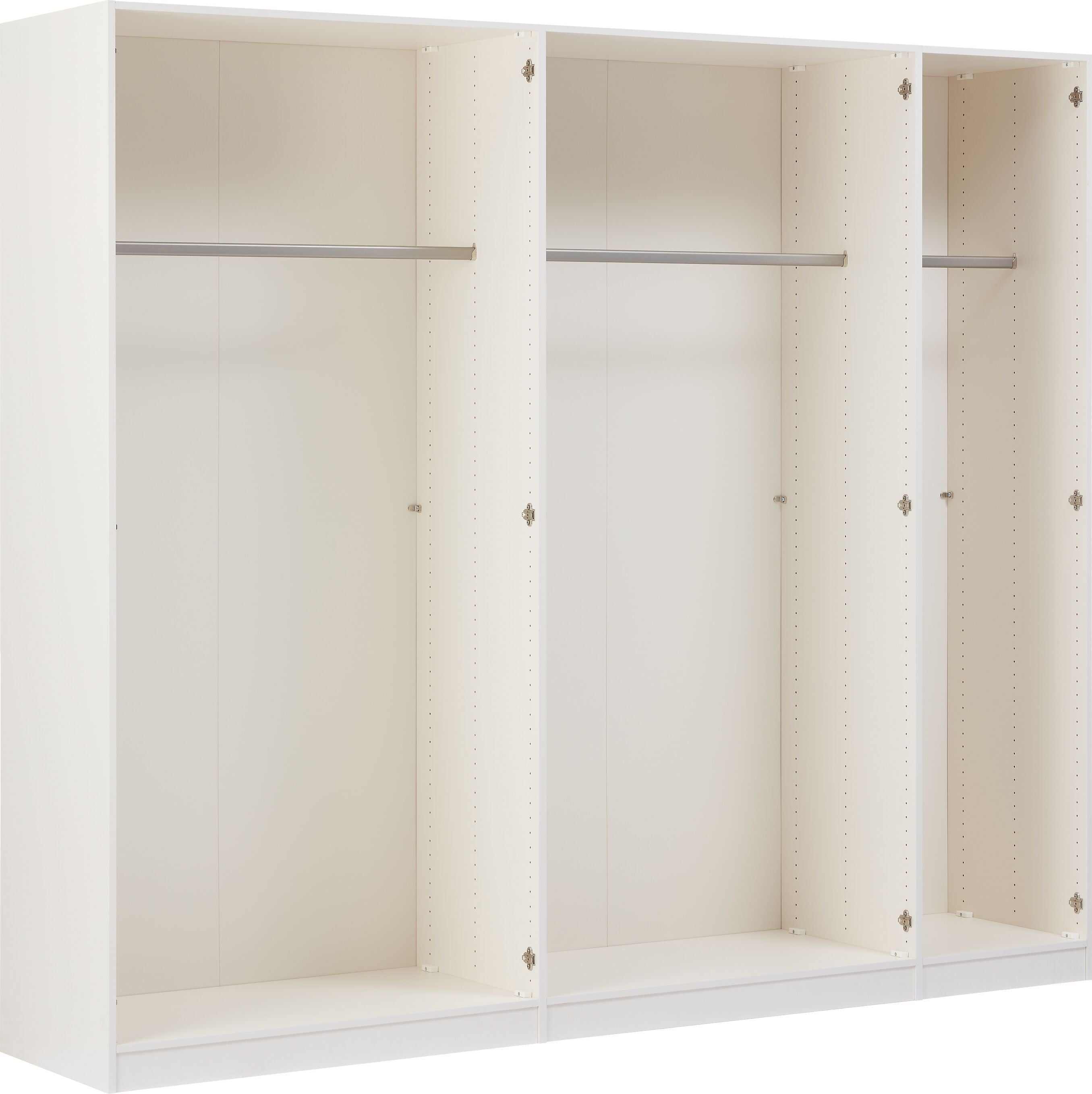 MODUL Drehtürenschrank - Creme / B: 253.0 cm x T: 58.0 cm x H: 220.0 cm