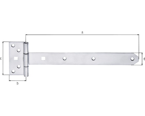 Kruisstrop type 124 lichtgewicht, 300 x 33 mm, roestvrij staal