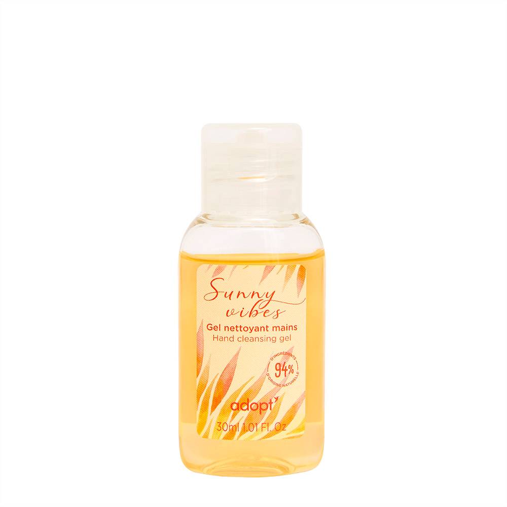 Sunny vibes Gel nettoyant mains sans rinçage 30 ml
