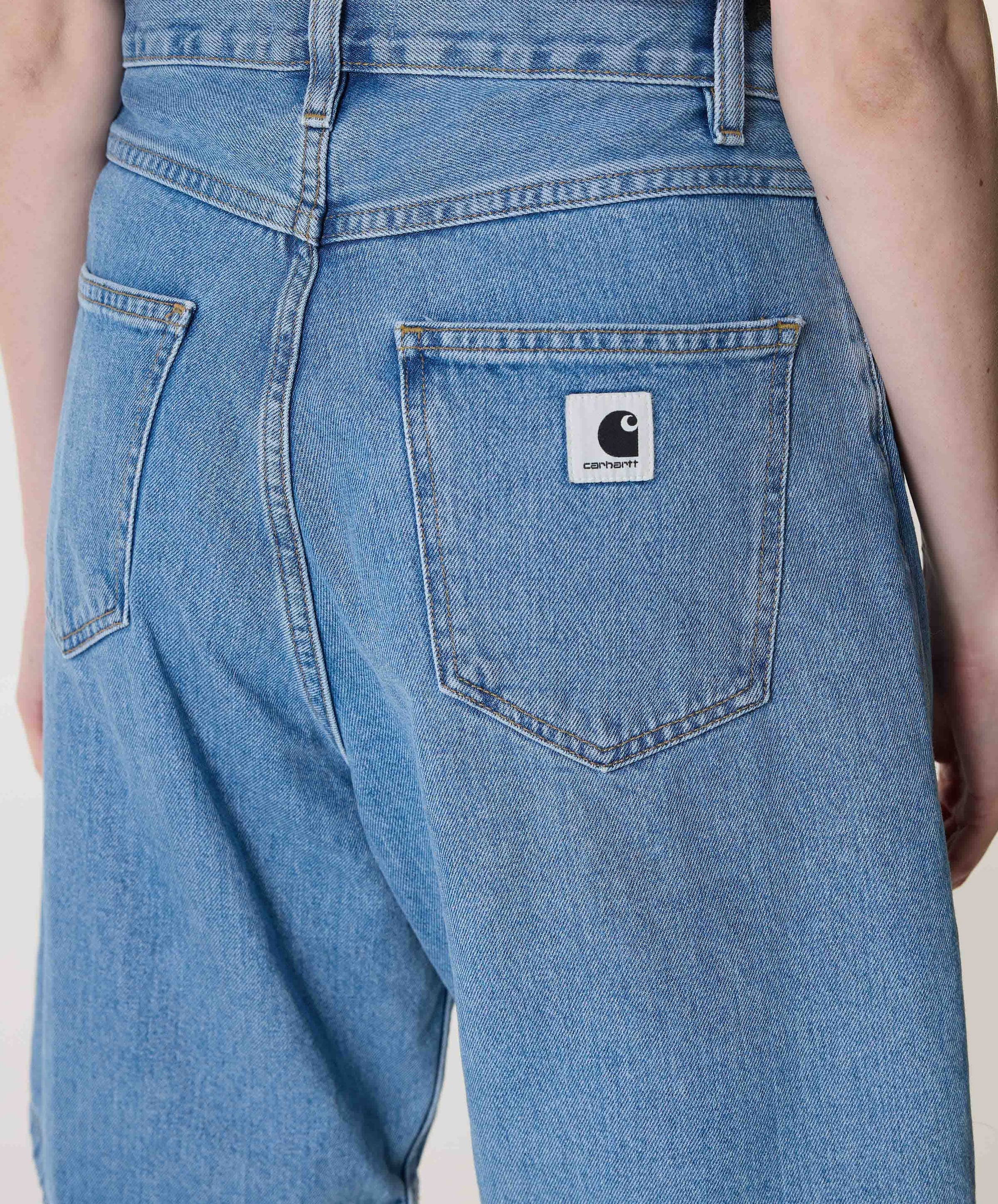 Carhartt WIP W Brandon dames korte broek blauw