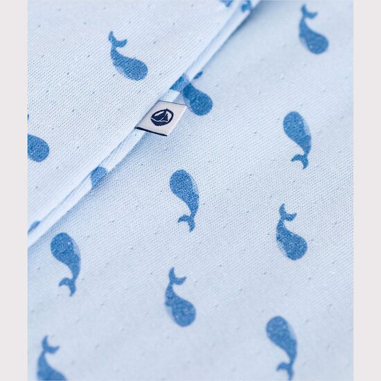 Bodyjama en tubique baleine   de               Petit Bateau