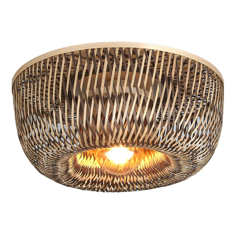Good&Mojo Barbados plafondlamp Ø35 naturel/bruin