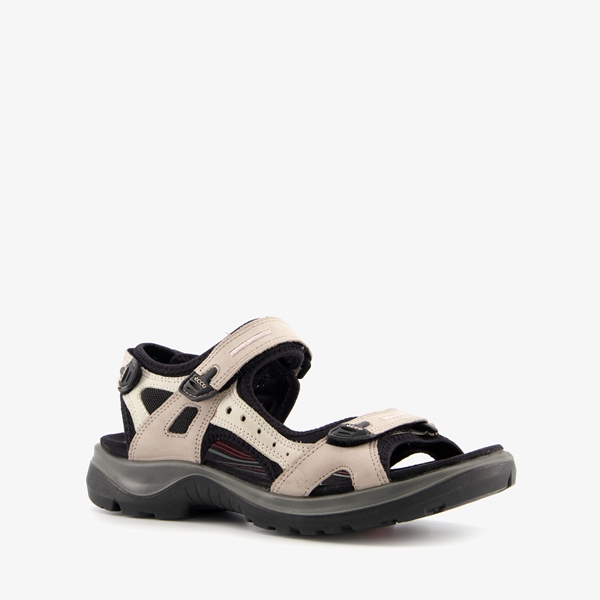 ECCO Off Road leren dames sandalen beige