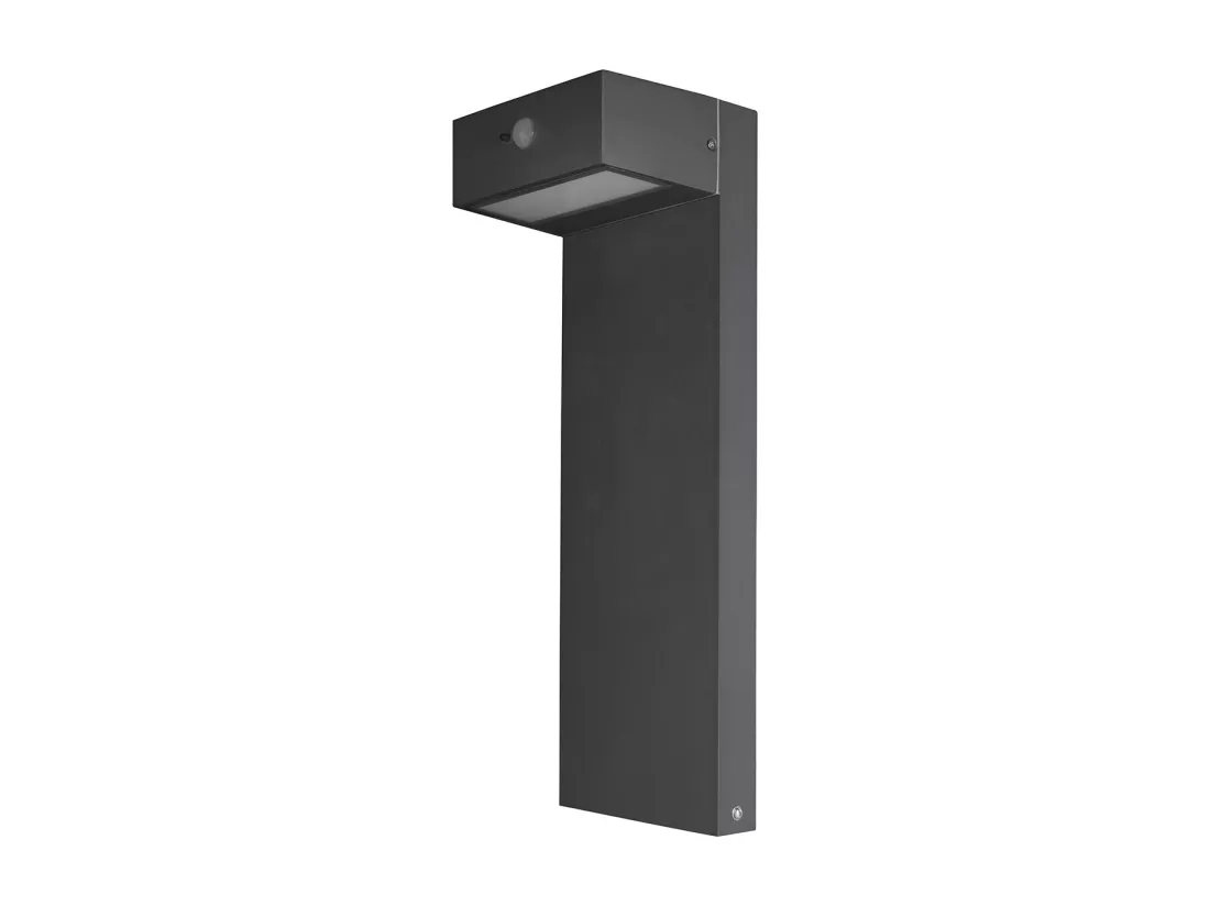 FORLIGHT Balise de Jardin Ip44 Top Led 3W 3000K Gris Urbain 129Lm