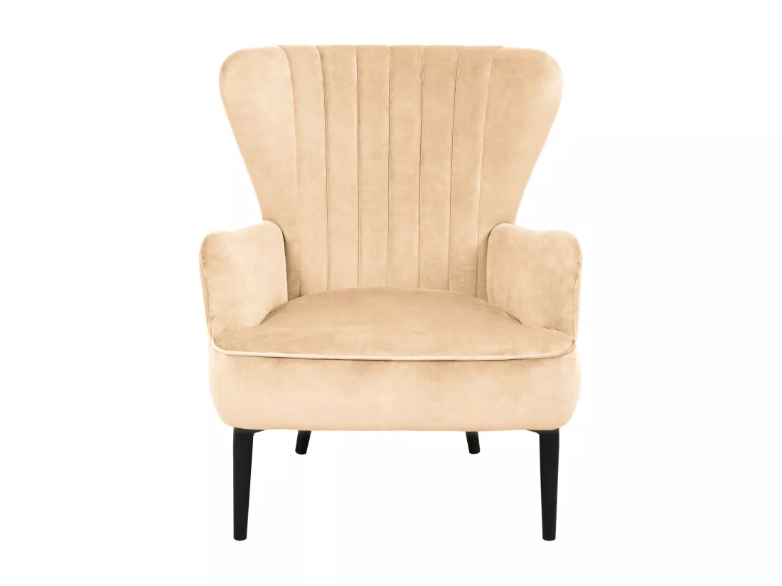 Fauteuil à oreilles rembourré