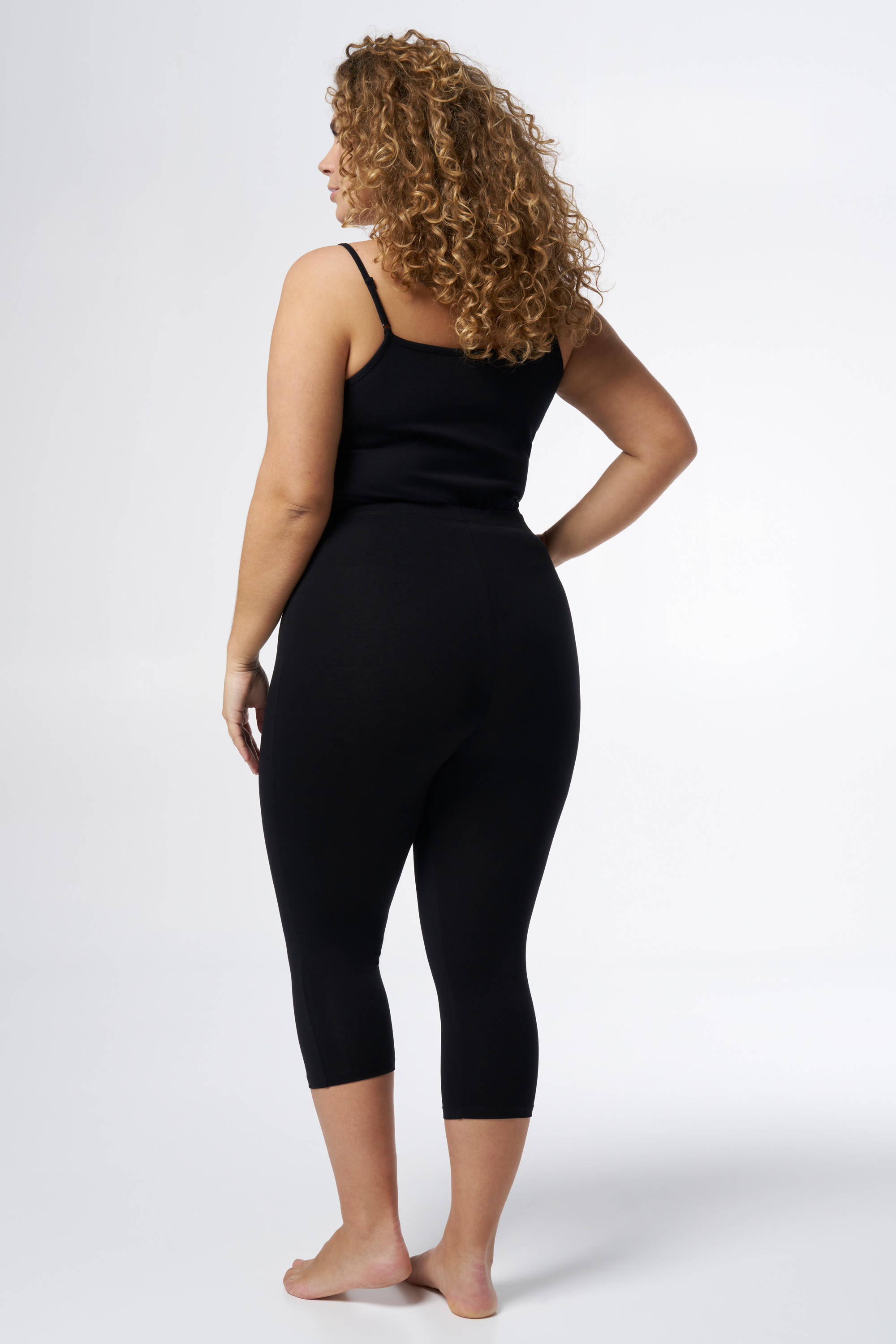 Capri legging Zwart