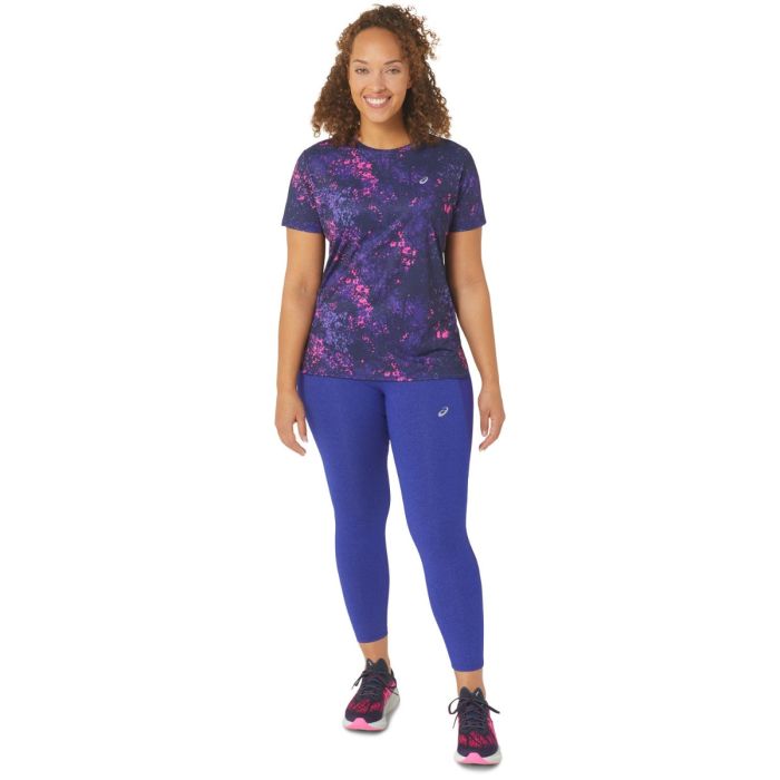 Asics Dame Lange tights Distance Supply 7/8 Tight Blå