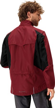 DUNDEE CLASSIC Herren-Zip-off-Windjacke  carmine  XL