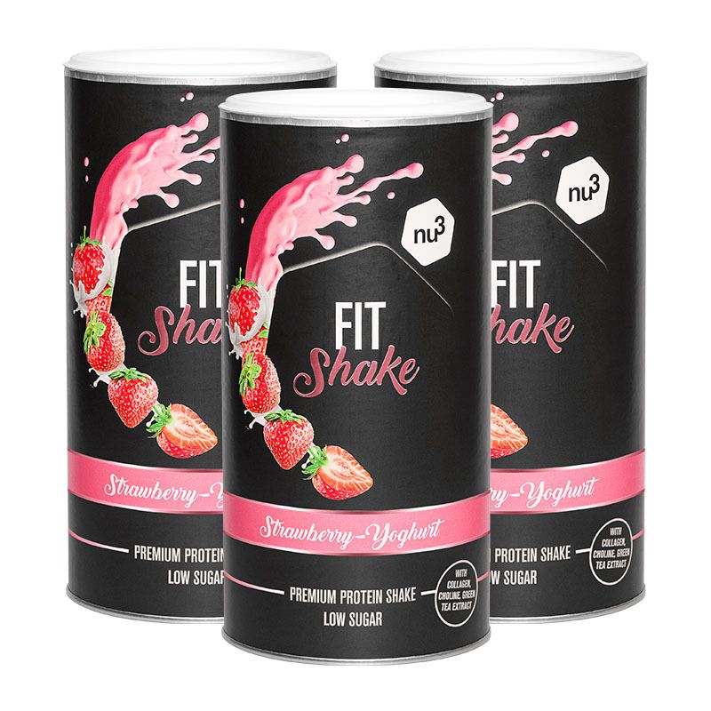 nu3 Fit Shake, Erdbeer-Joghurt