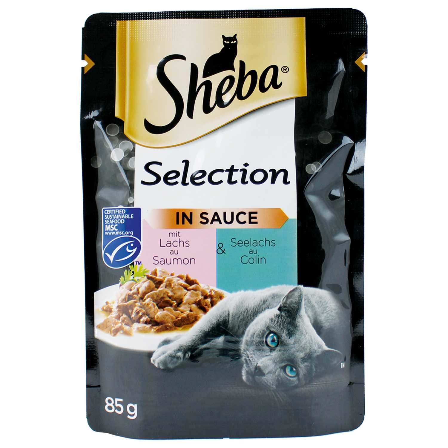 Sheba Katzenfutter 85g Seelachs+Lachs