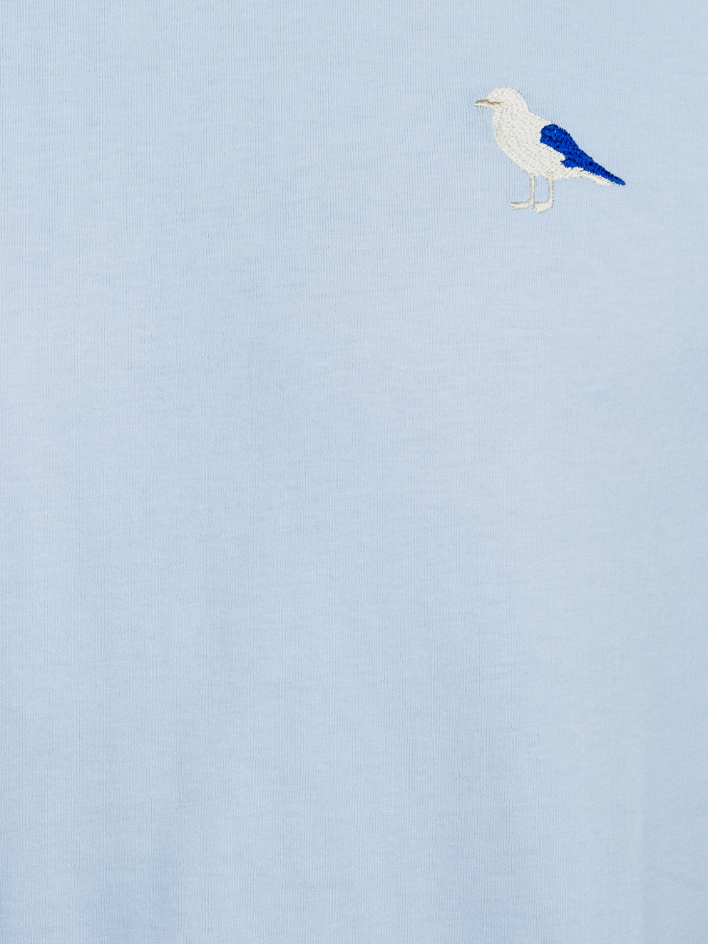 Cleptomanicx Embro Gull T-Shirt light blue