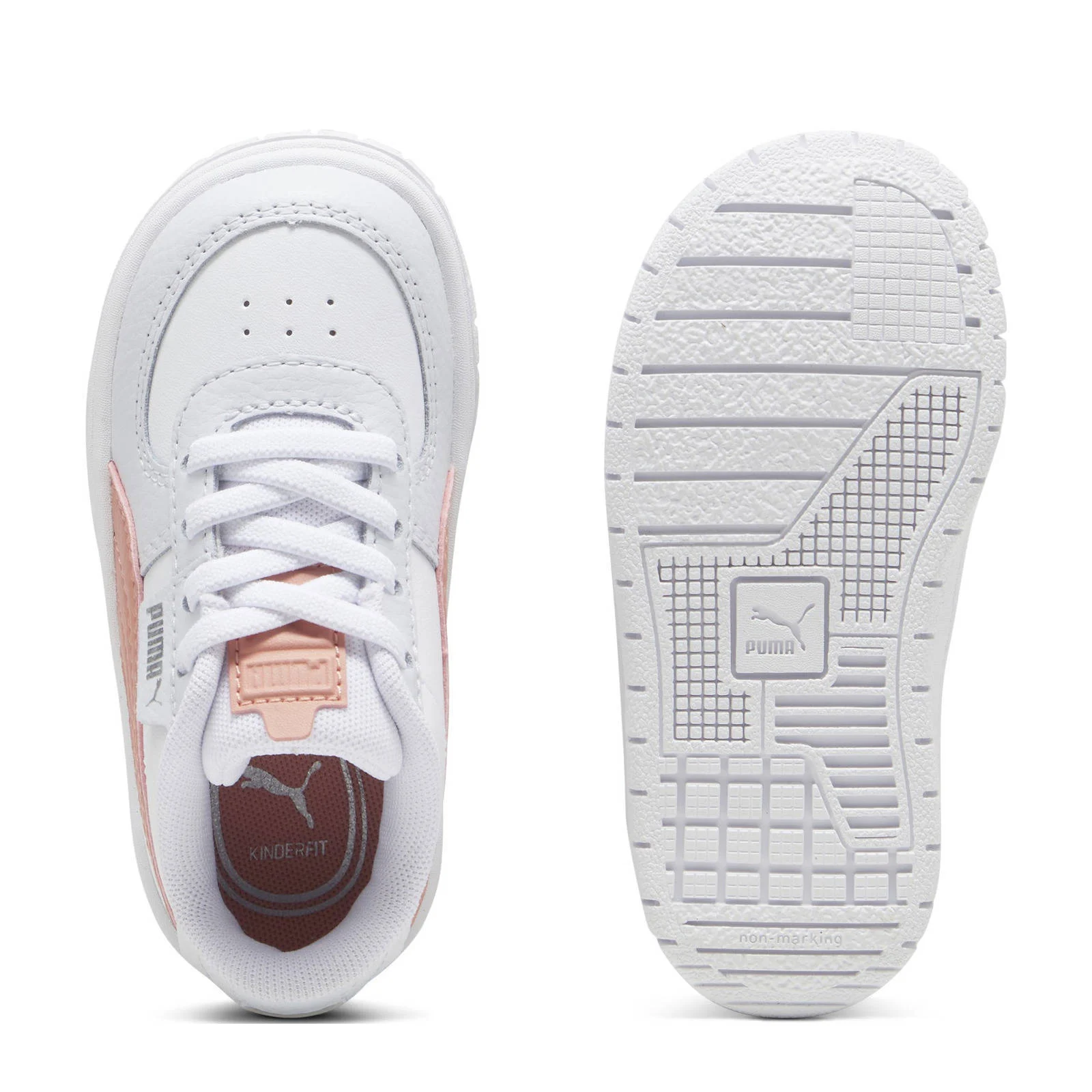 Puma Cali Dream  sneakers wit/licht oranje