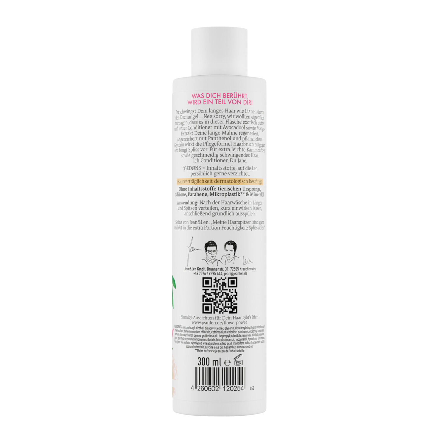 Jean&Len Nutri Care Conditioner Mango & Avocado