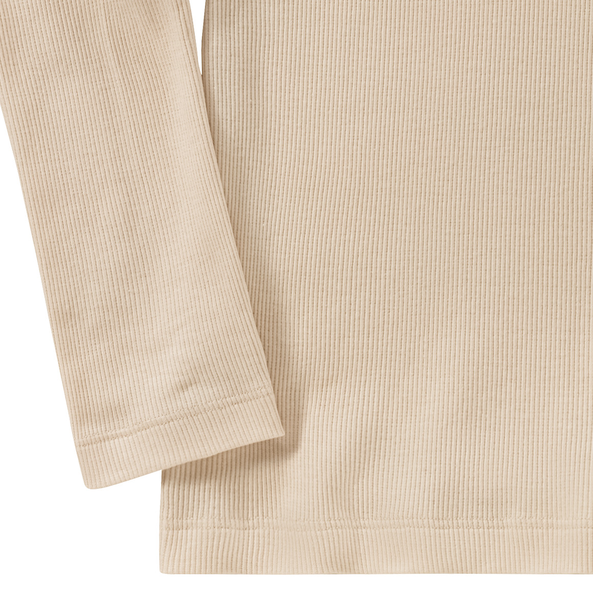 Jonas Nielsen Mädchen Langarmshirt mit Herz-Stickerei beige