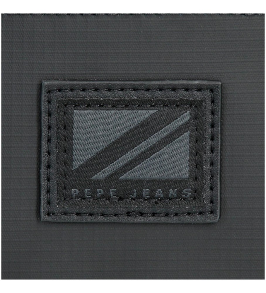 Bolsa de ombro Pepe Jeans com dois compartimentos e alças Pepe Jeans - 17x22x7,5cm -