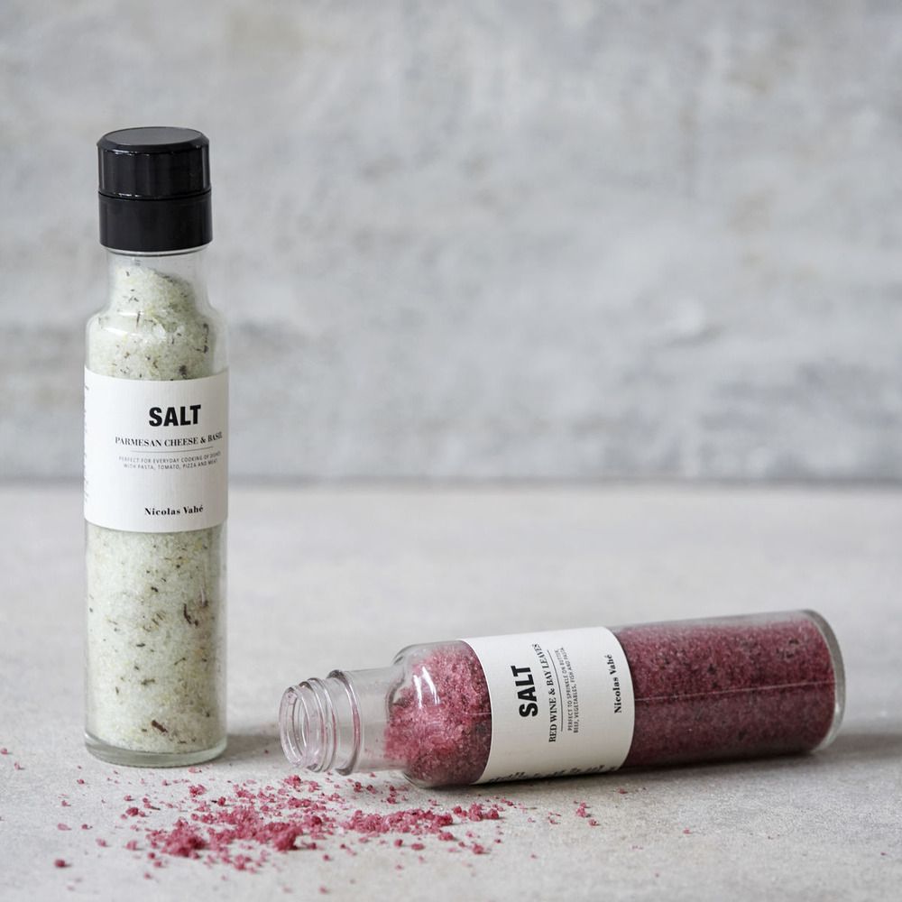 Nicolas Vahé Salt, Parmesan Cheese & Basil - 320 g.