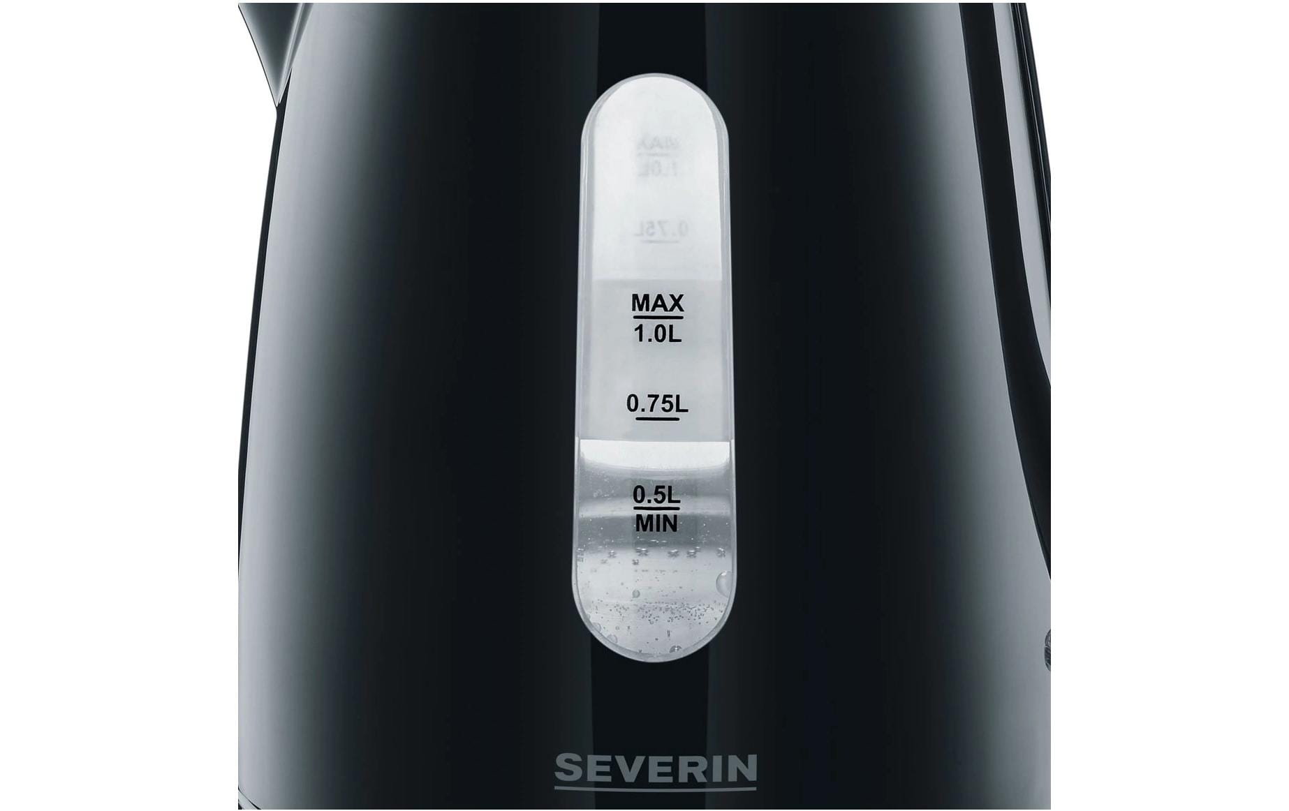 Severin Wasserkocher »WK 3410 1 l, Schwarz« 1 l 2200 W