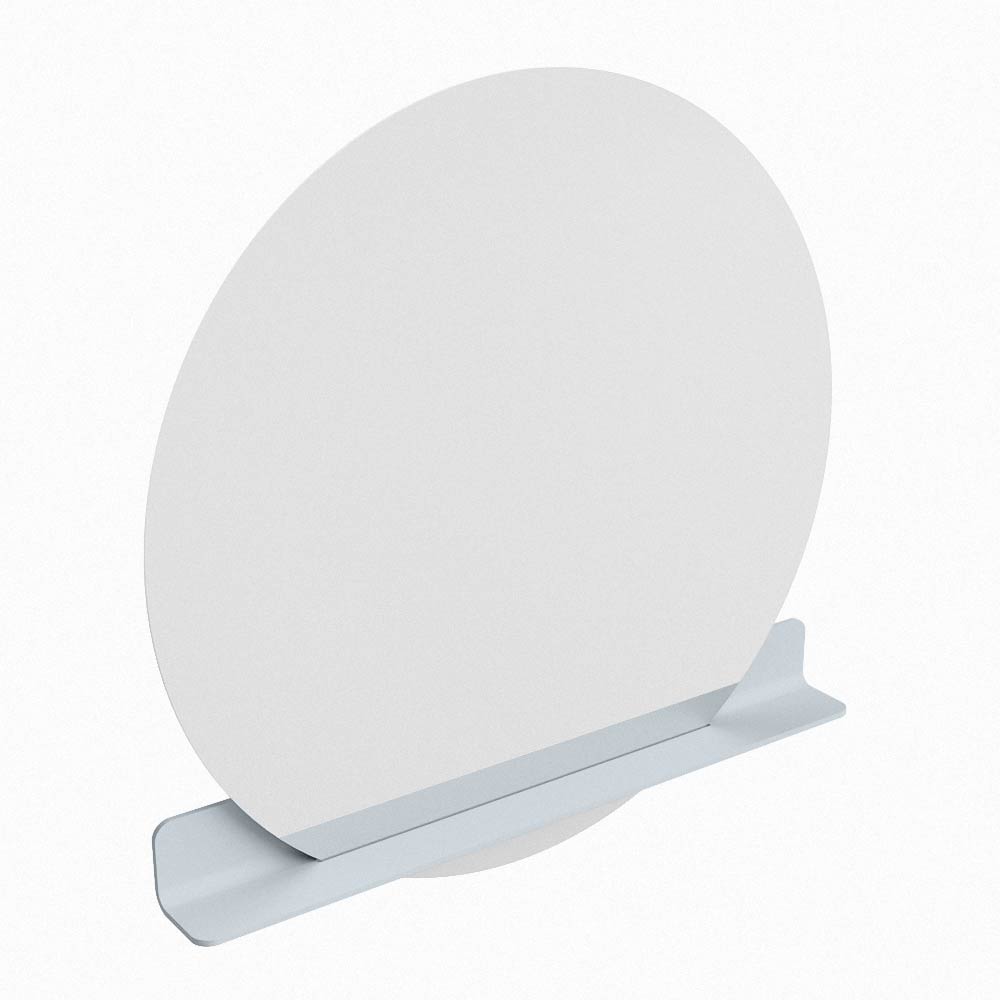 Mondiaz Spot spiegel rond Ø110cm met planchet clay