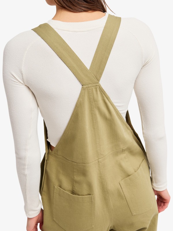 Trail Blazer Twill Salopette en sergé Vert Femme