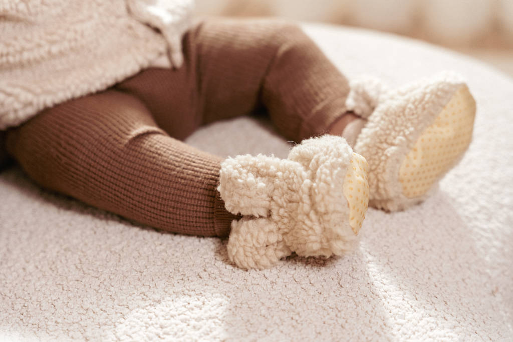 Little Dutch teddy slofjes Sand
