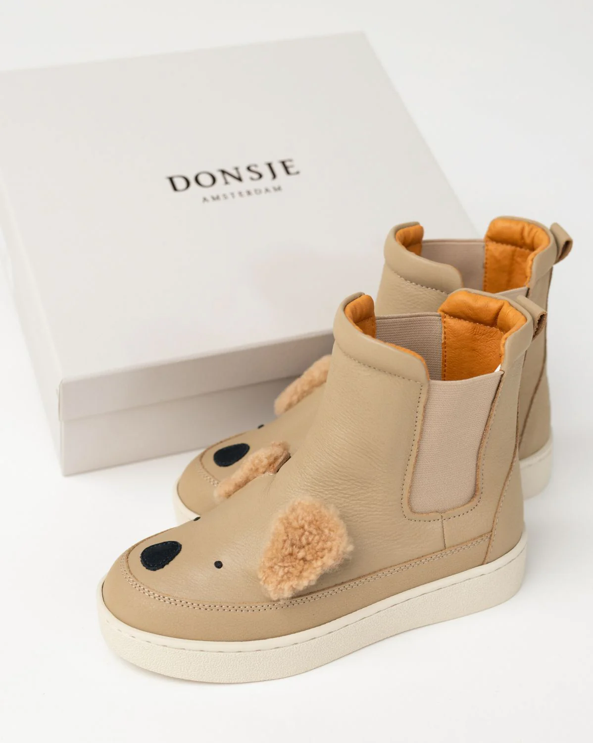 Thuru Exclusive Boots | Fluffy Koala | Taupe Leather