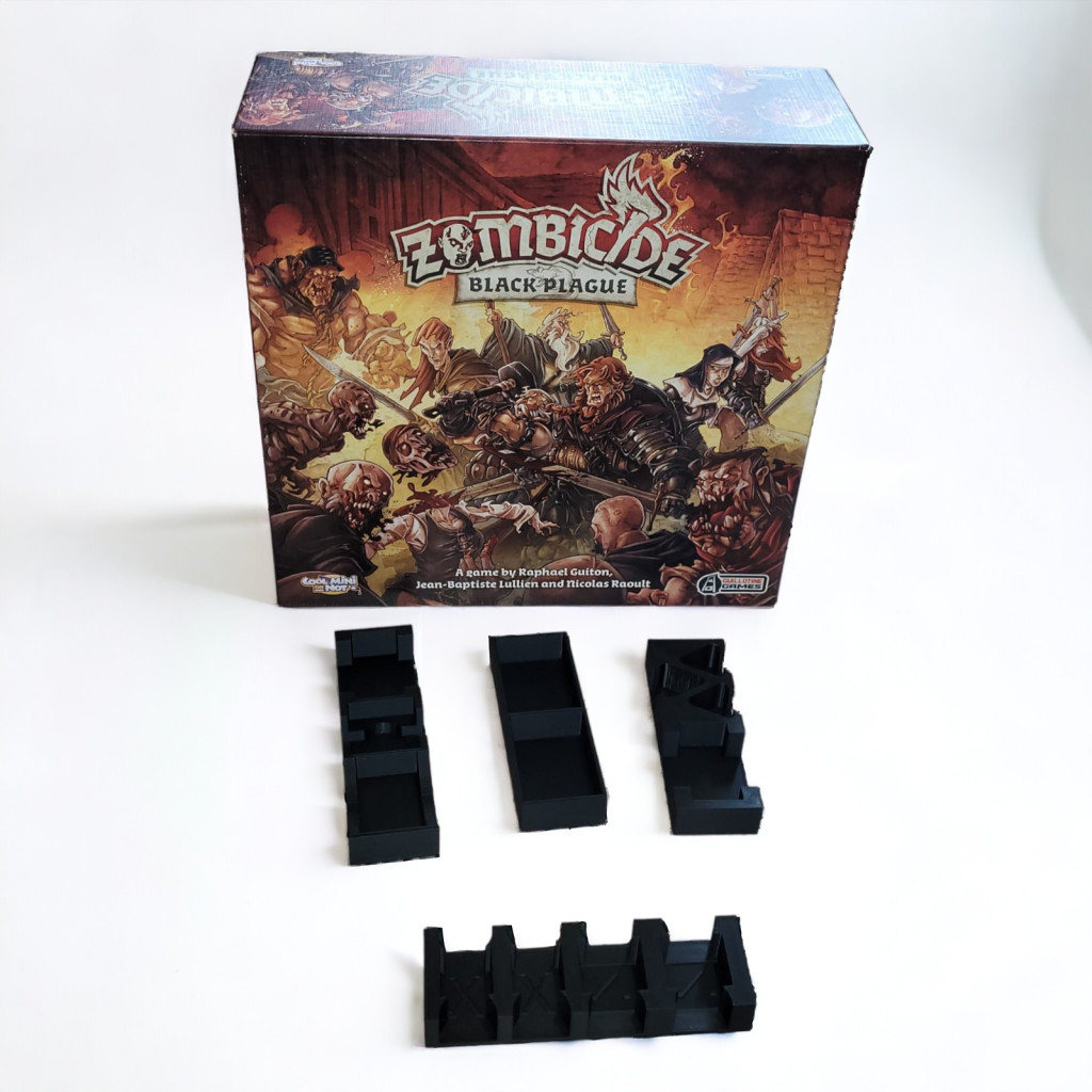 Zombicide - Black Plague : Rangement insert noir compatible