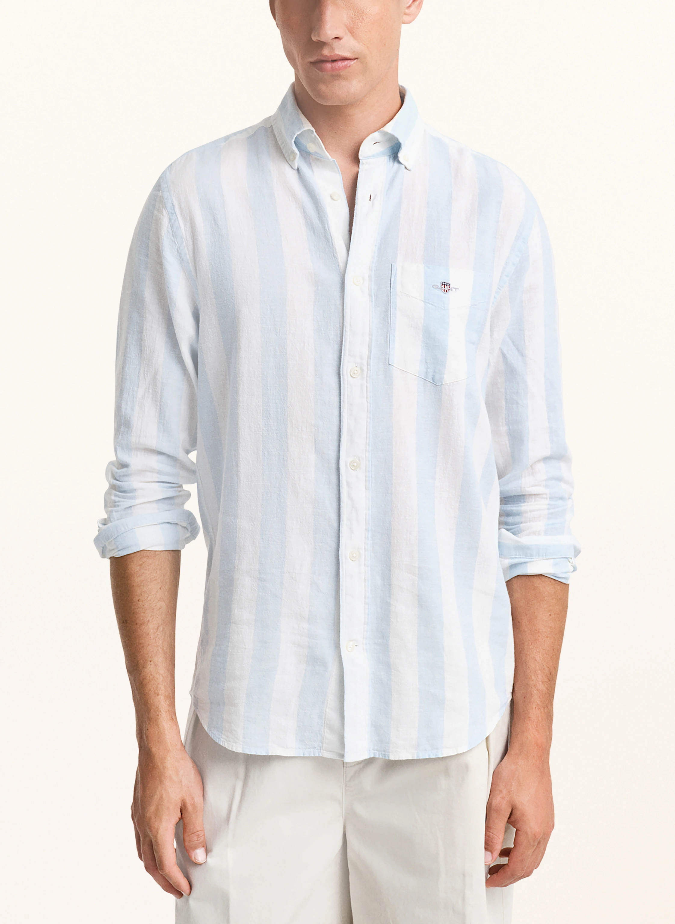 GANT Hemd Regular Fit mit Leinen