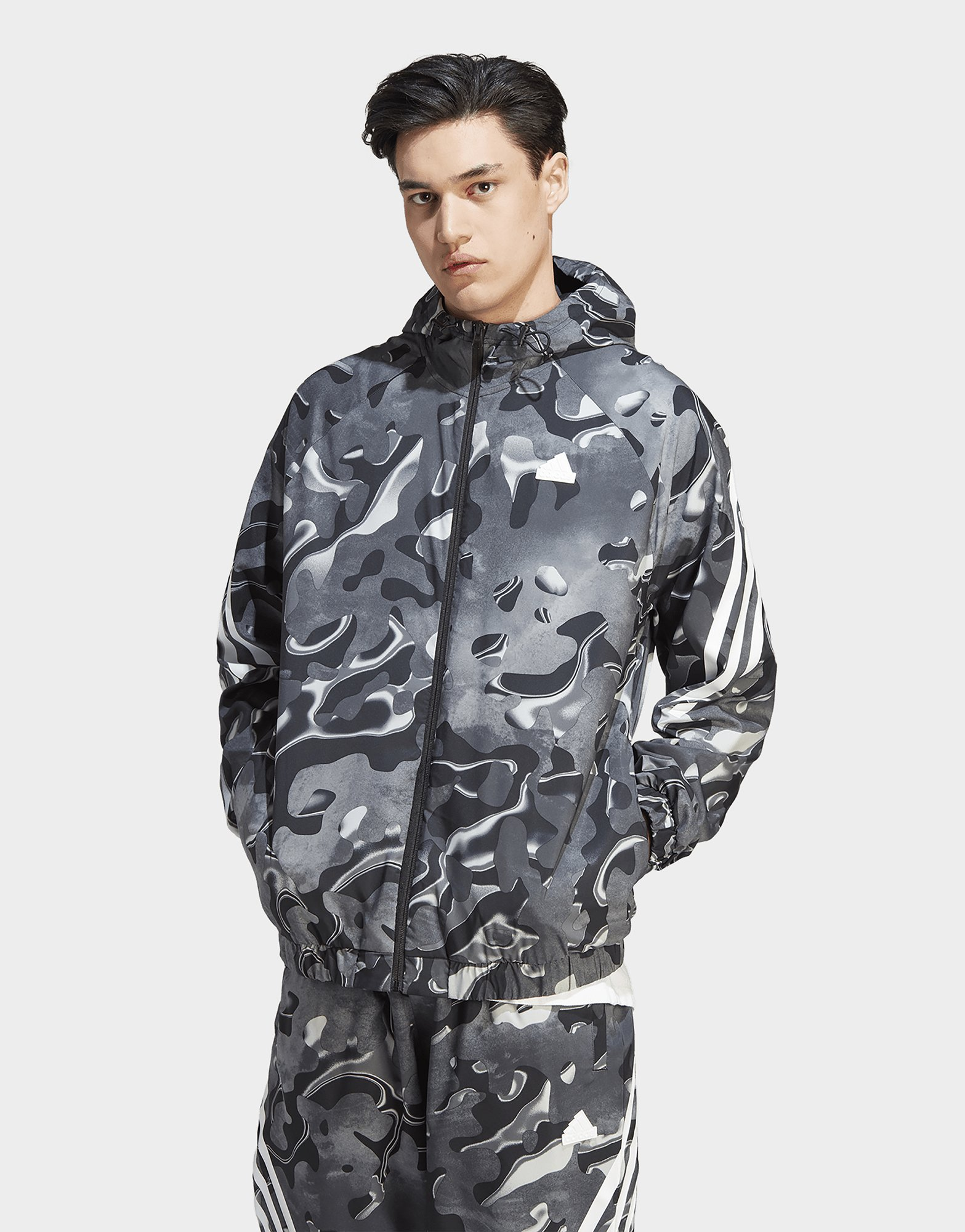adidas Veste à capuche imprimé intégral Future Icons