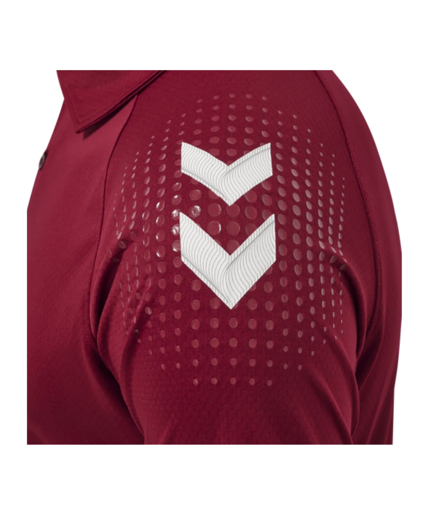 Hummel hmlLEAD Functional Poloshirt Rot F3584