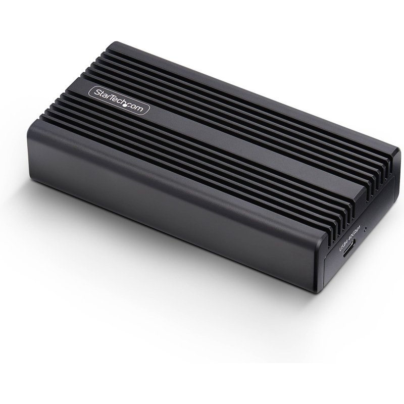 StarTech.com Boîtier SSD NVMe Externe USB-C/Thunderbolt, Boîtier USB4 M.2 NVMe, 40 Gbps, Boîtier Dissipateur Thermique en Aluminium, B+M/M-Key