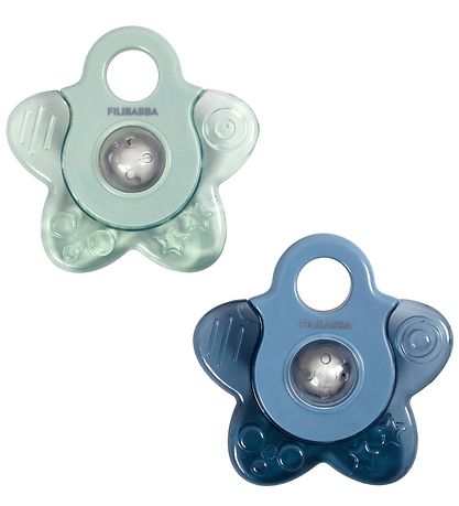 Filibabba Båderinge - 2-pak - Cooling Star - Blåe Mix
