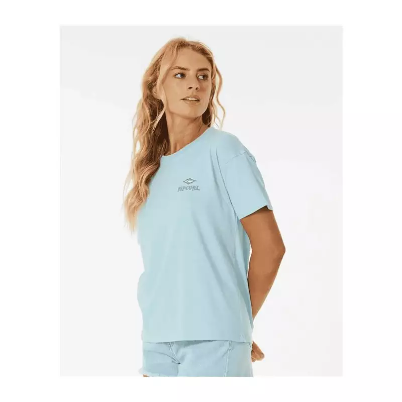 Teeshirt femme RIPCURL Shore Break Relaxed Tee Light Blue