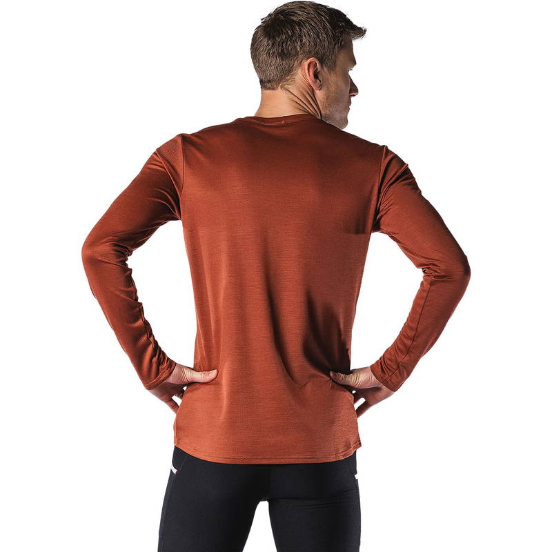 FUSION Technical Langærmet Merinould T-shirt Herre