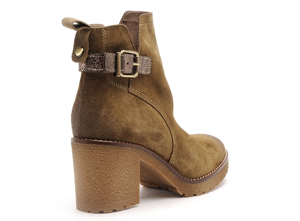 Minka boots bottine talons femme rayan marron