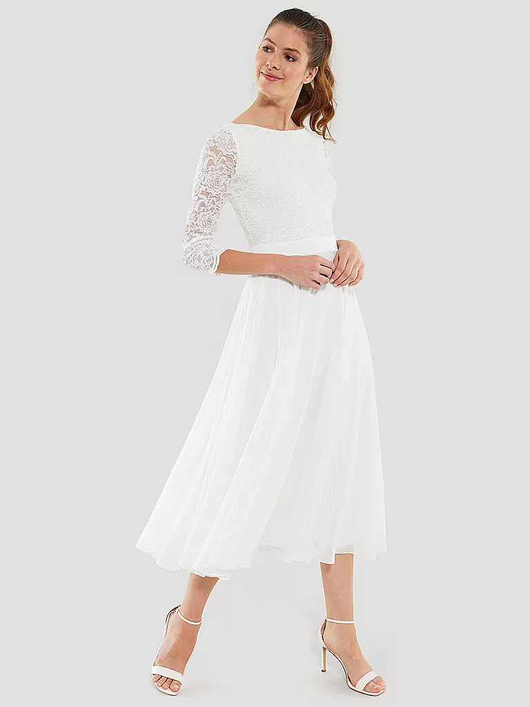 SWING Abendkleid creme