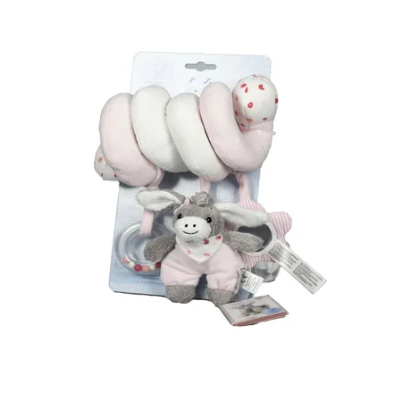 Sterntaler Spielzeugspirale Esel Emmi Girl in Rosa, 26 cm