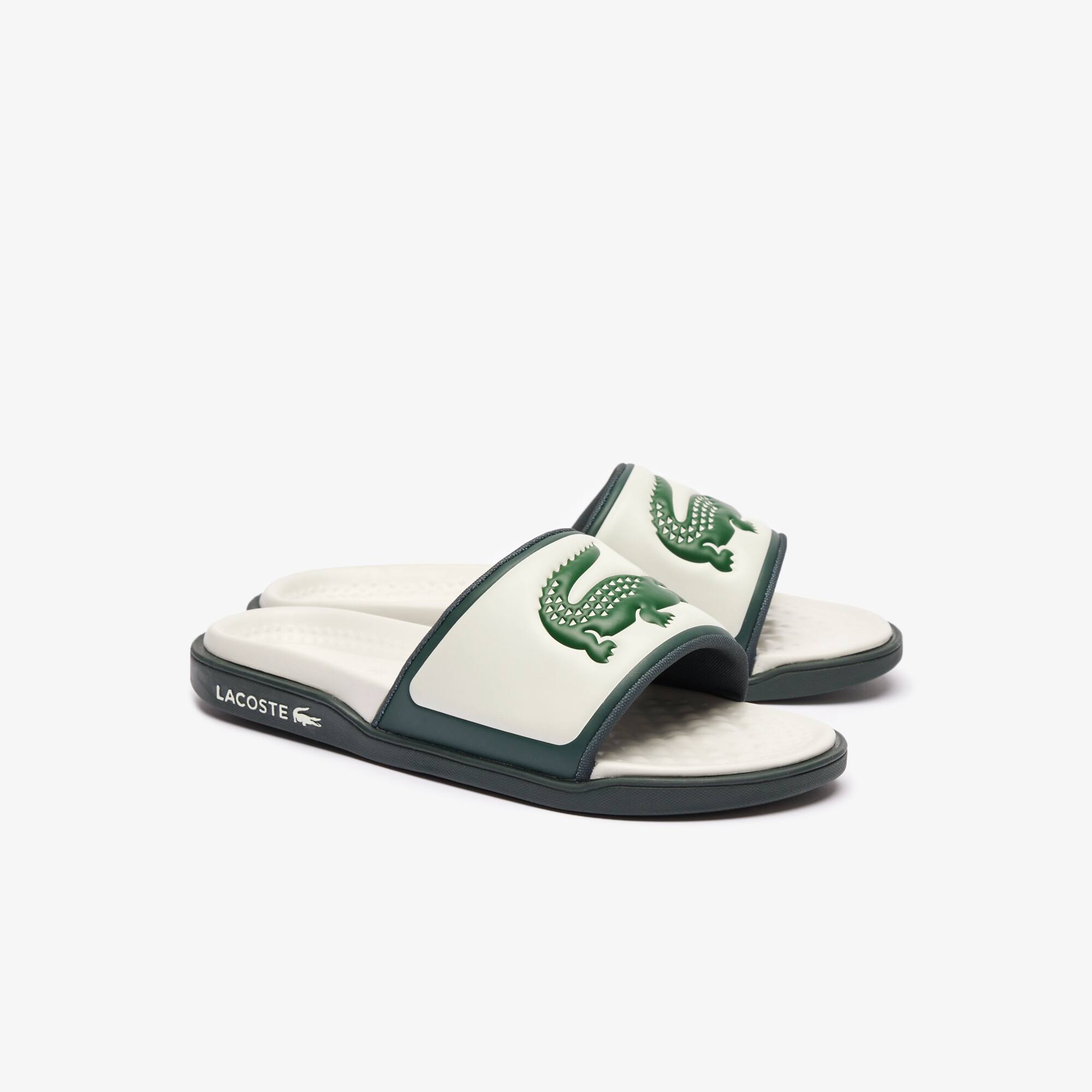 Herren-Schlappen Serve Dual Flip-Flops & Sandalen - Weiss - Lacoste - Herren