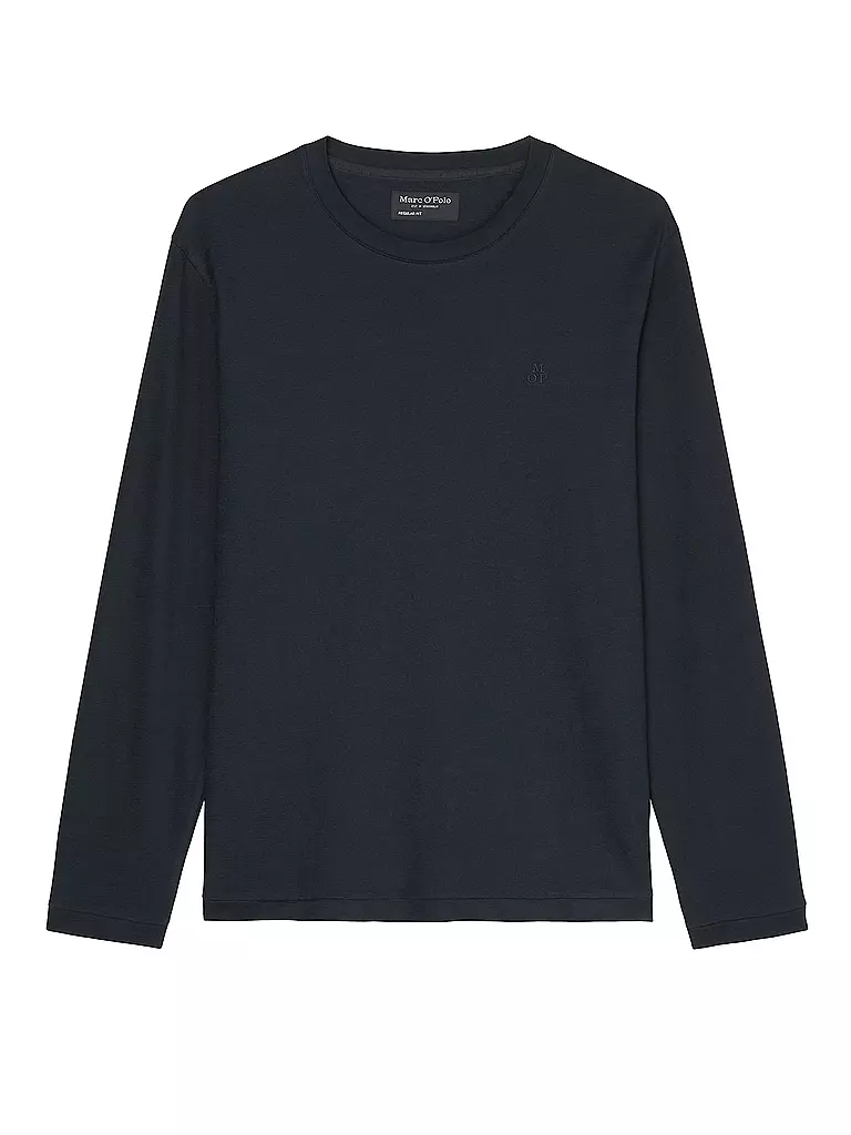 MARC O'POLO Langarmshirt dunkelblau