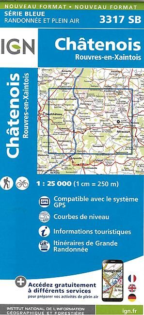 IGN - 3317 SB CHATENOIS 1 25 000
