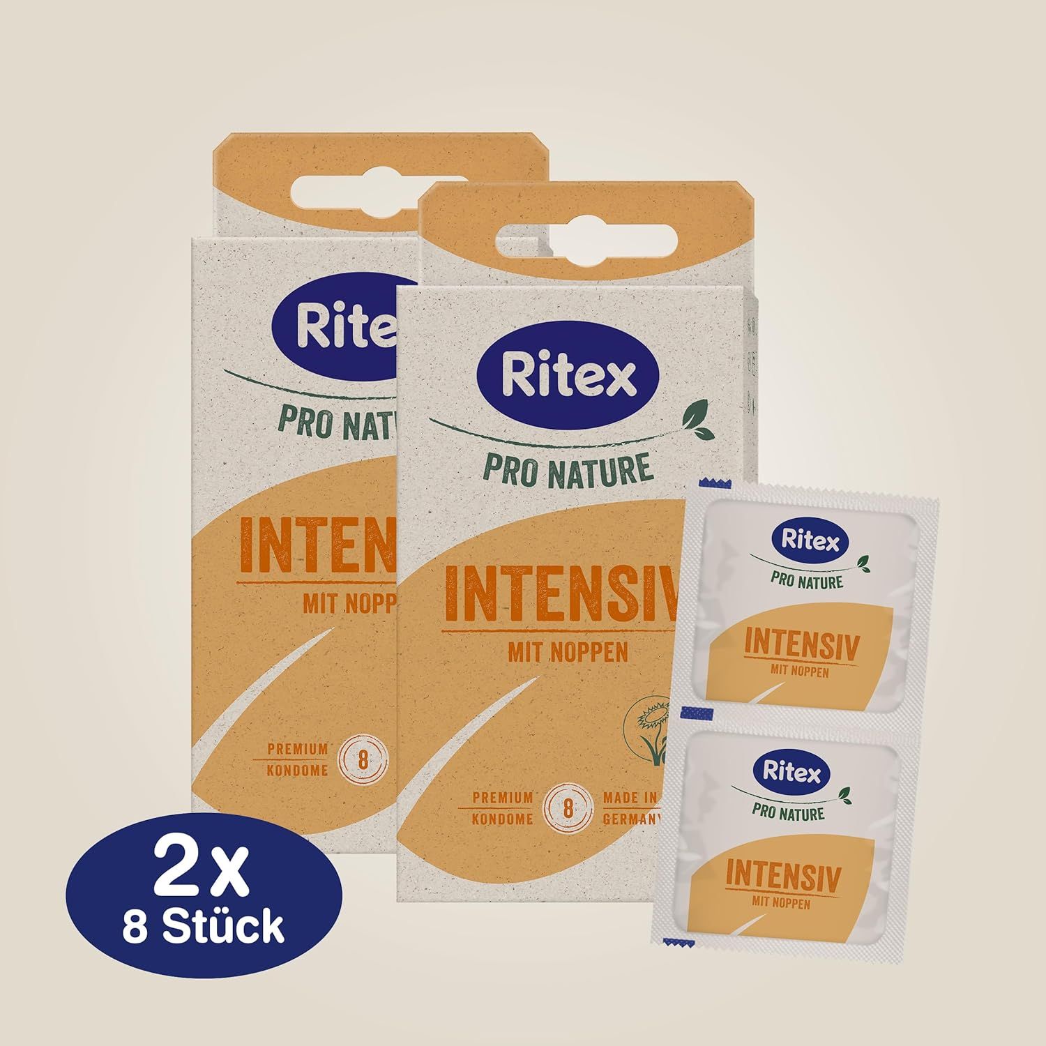 Ritex Pro Nature Intensiv genoppt Kondome