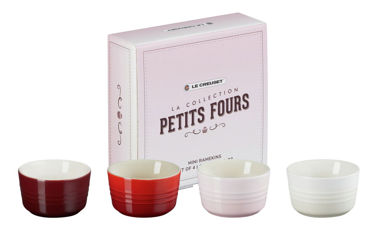LE CREUSET Mini-Förmchen 4-tlg. 7cm PETITS FOURS