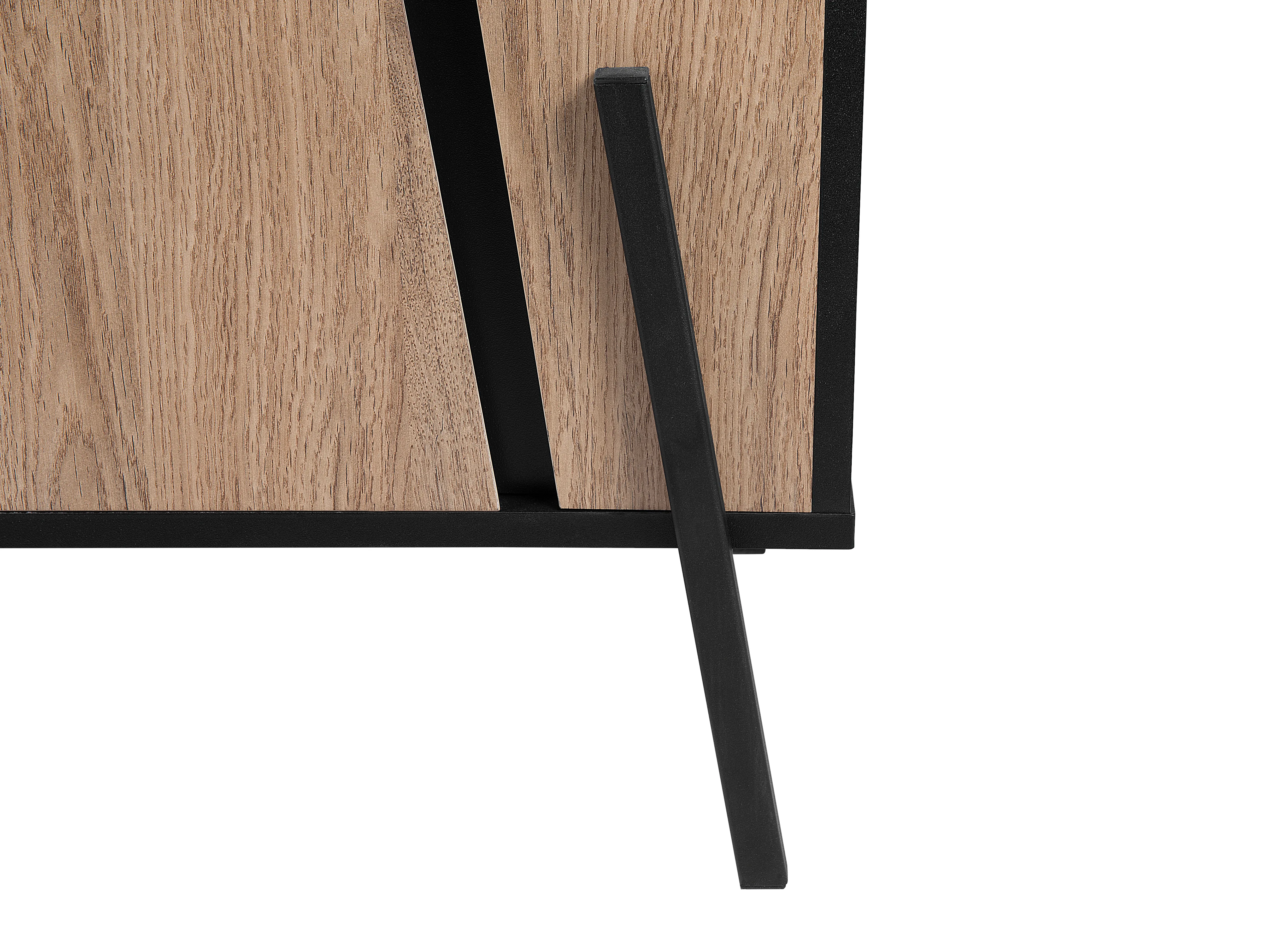 TV-meubel BLACKPOOL Bruin/zwart