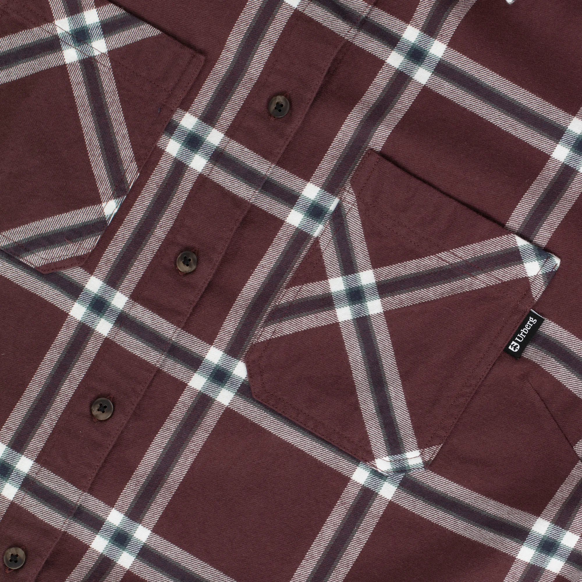 Urberg Two Pocket Flanell Shirt Wmn Huckleberry/blue Nights