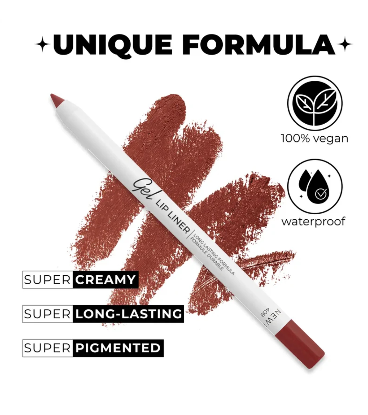 Lamel - Lápis de Contorno Labial Long Lasting - 408: Pink Plum